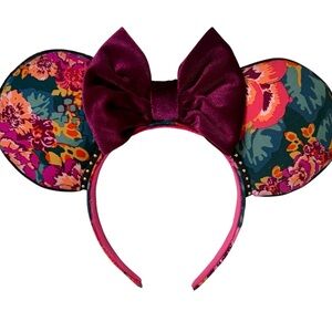 Retro Floral Minnie Ears
